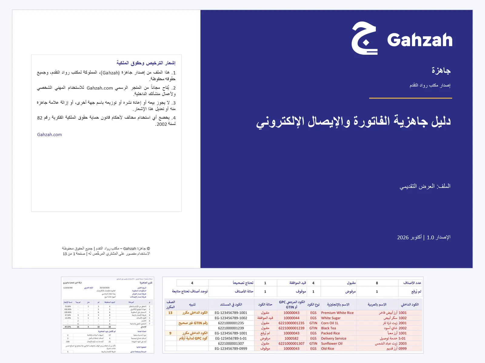 صورة منتج دليل جاهزية الفاتورة والإيصال الإلكتروني